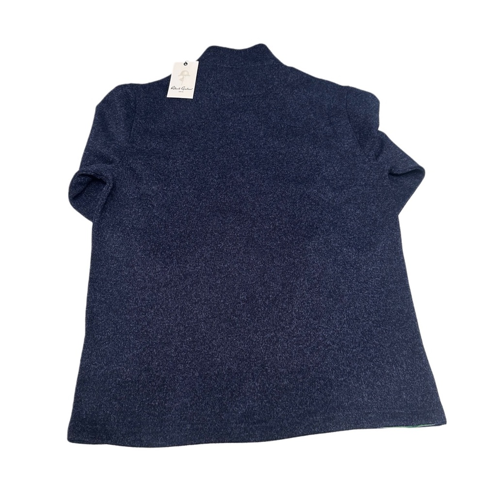 Robert Graham‎ KENWOOD LONG SLEEVE SWEATER Navy Size S NWT 178$ - Picture 5 of 7